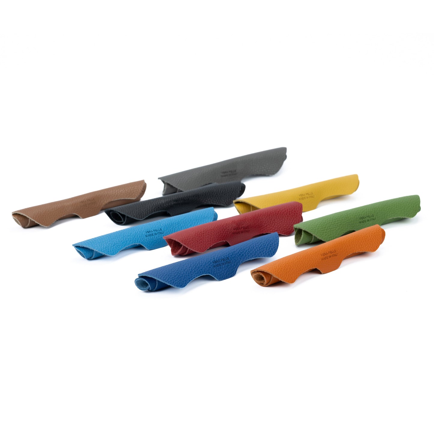 K0001LB | Tappetino per Mouse Made in Italy in Vera Pelle pieno fiore,