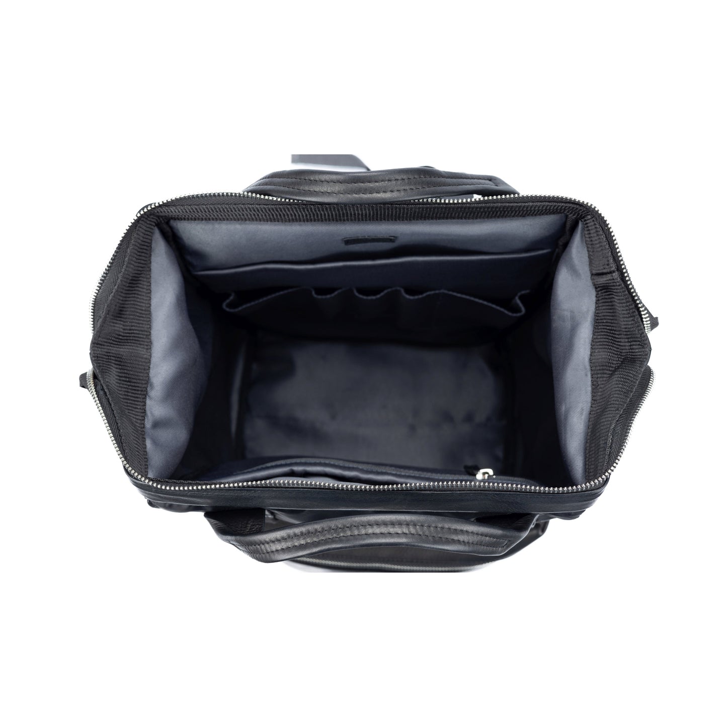 K0037AB | Zaino Idrorepellente in Nylon Waterproof/Vera Pelle pieno