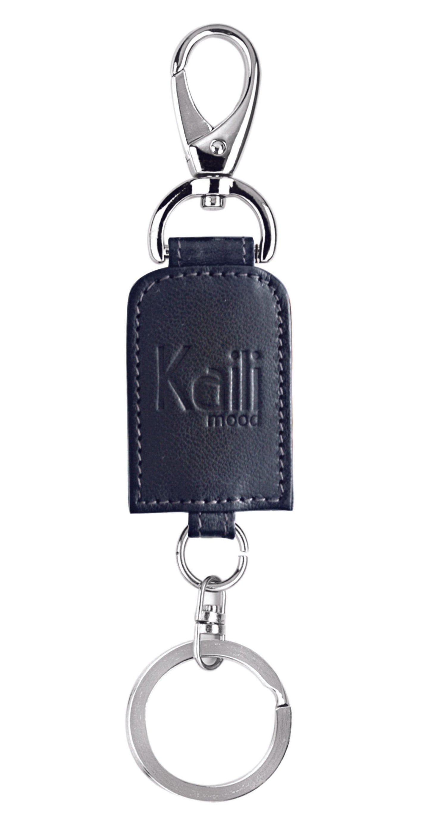 K10542FB | Portachiavi in Vera Pelle Liscia pieno fiore. Colore