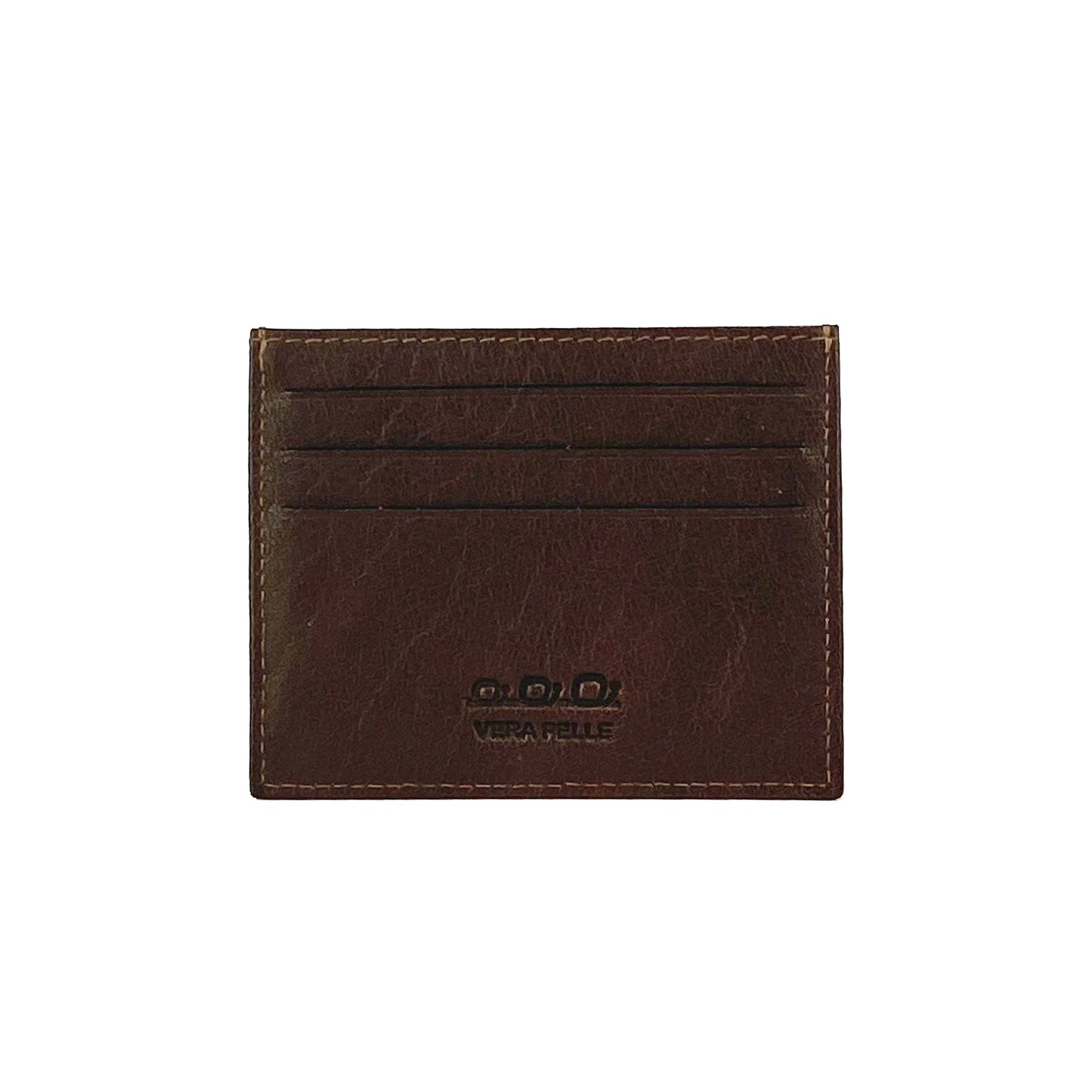 K10616BB | Porta Carte di Credito in Vera Pelle pieno fiore, volanata.