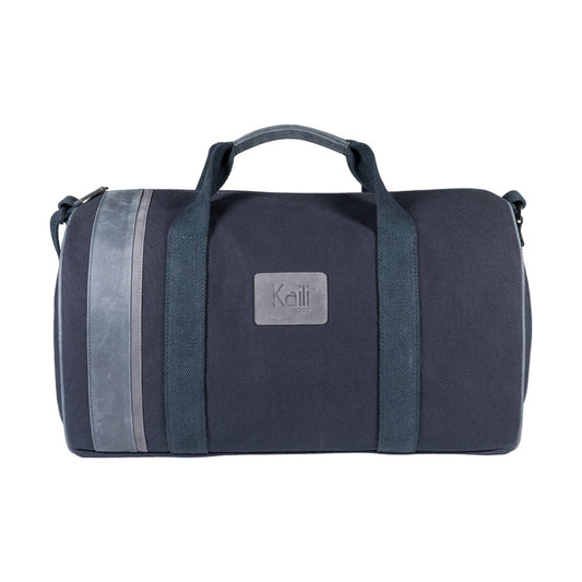 K2006DF | Borsone da Viaggio in Canvas di Cotone 100% /Vera Pelle,