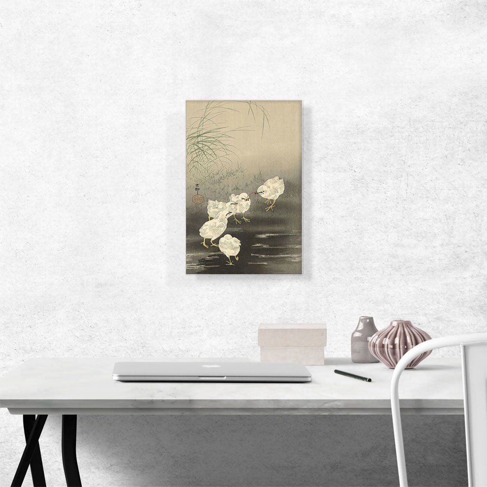 Baby Chicken and Worm