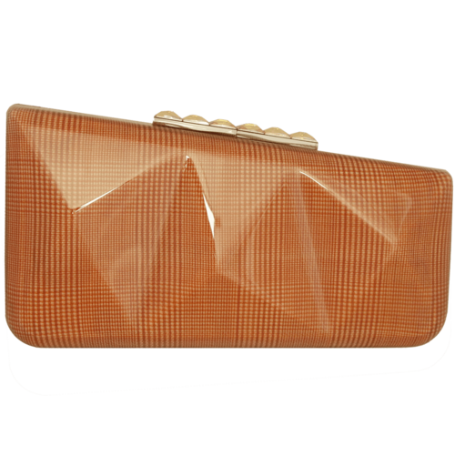 Minaudiére in Orange Glen Plaid