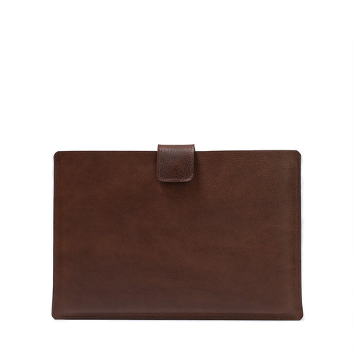 Leather Sleeve for iPad with Magnetic Strap