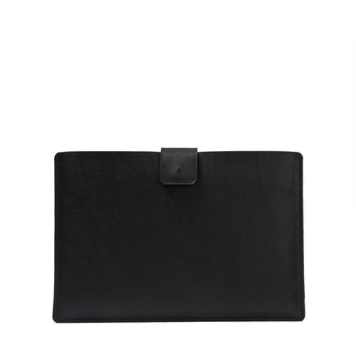 Leather Sleeve for iPad with Magnetic Strap