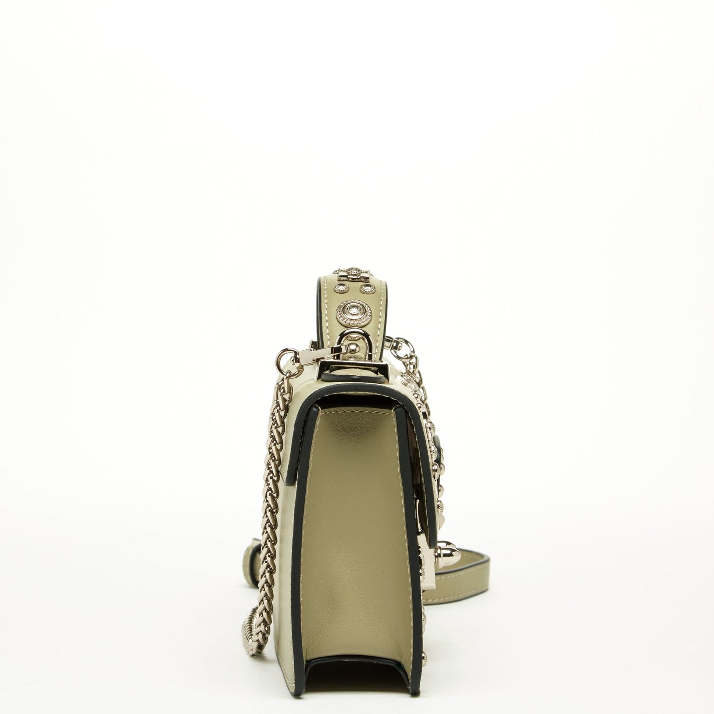 SUSU Small Leather Crossbody Bag Sage Green Purse Women's Handbag