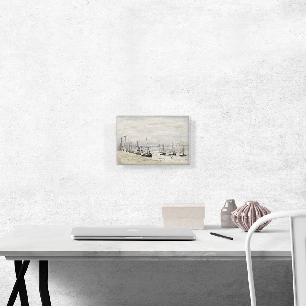 Fishing Spinks On The Beach 1915