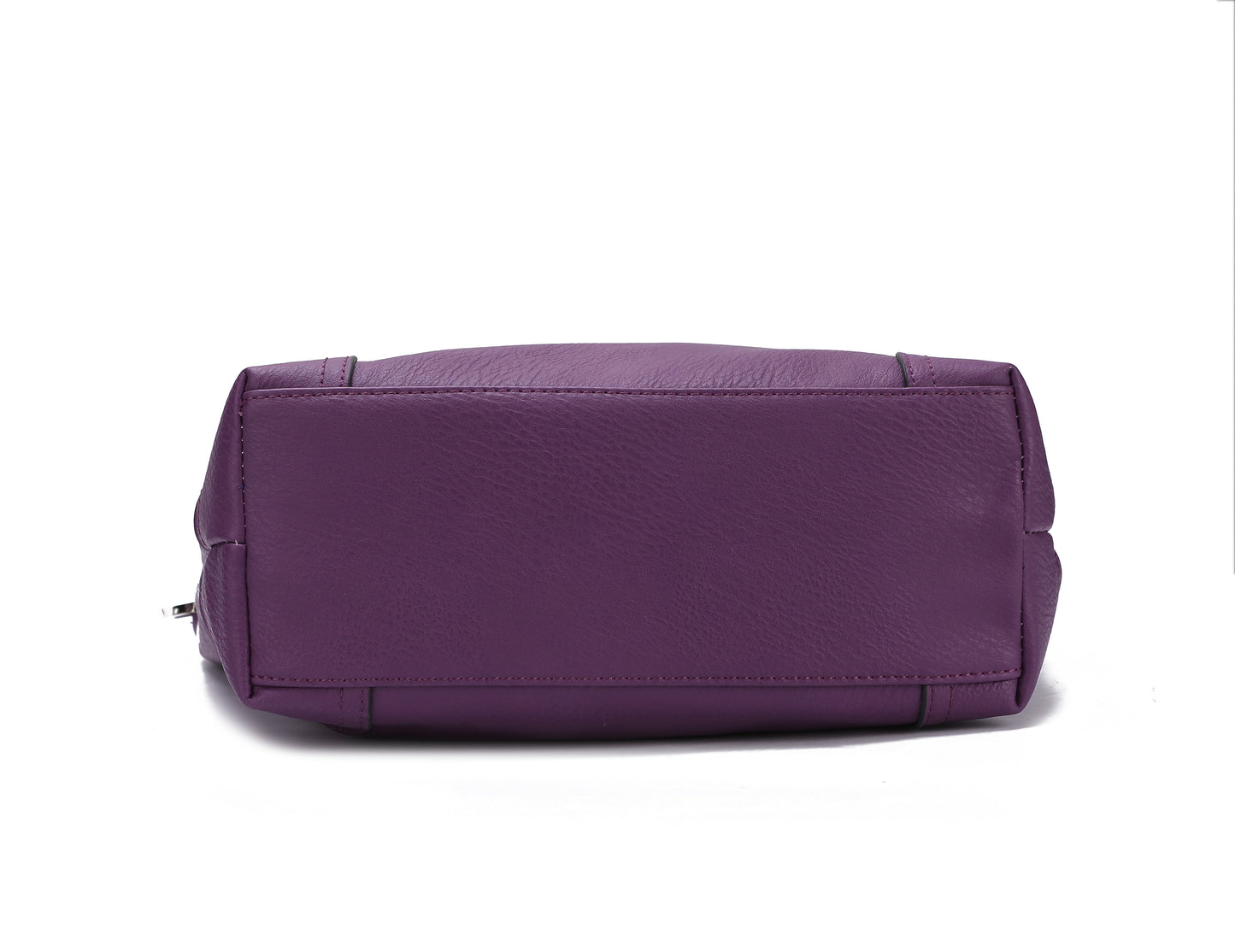 MKF Collection Emily Soft Vegan Leather Hobo Handbag by Mia K