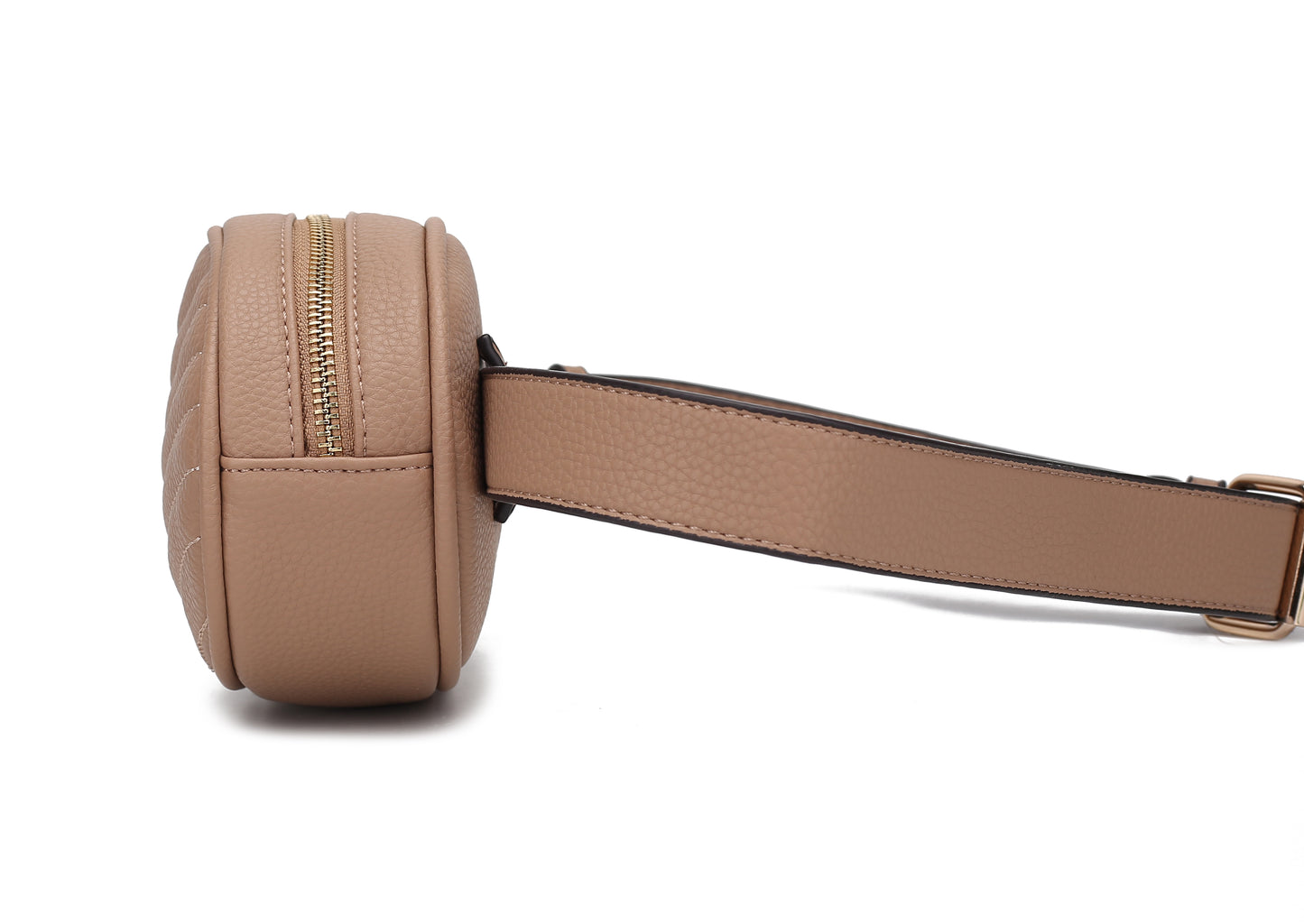 Fatima Quilted Chevron Women Belt Bag