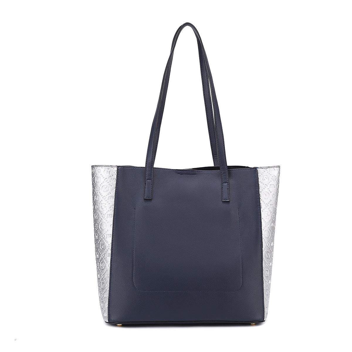 Leah Vegan Leather color-block Women Tote Bag