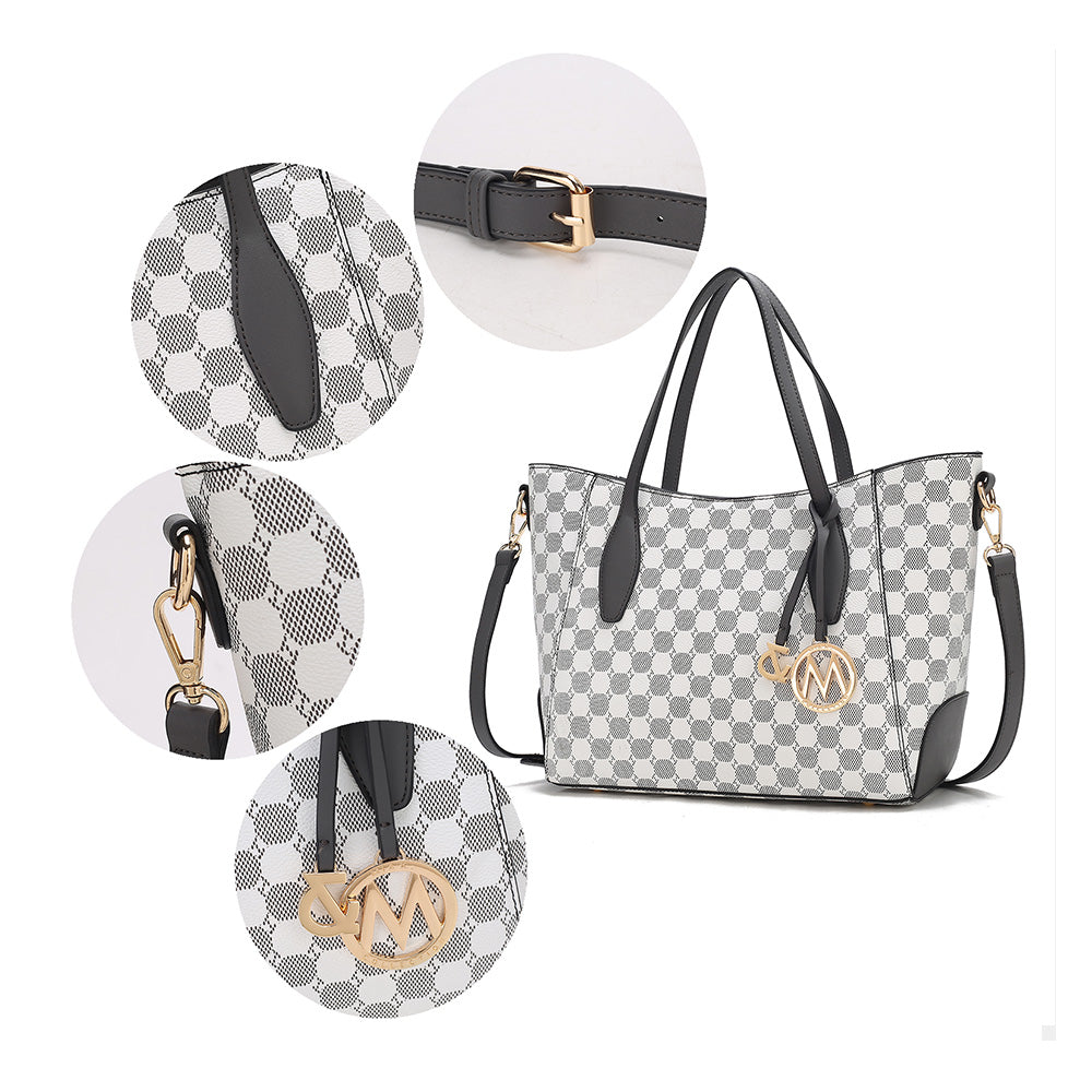 Gianna Vegan Leather Women Tote with matching Wallet