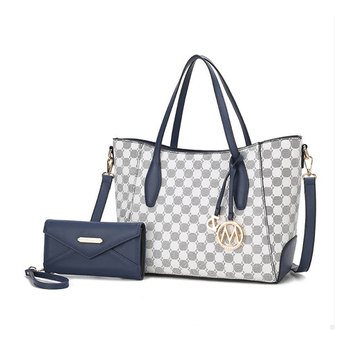 Gianna Vegan Leather Women Tote with matching Wallet