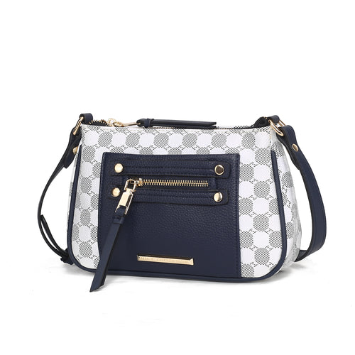 MKF Collection Essie Circular Print Vegan Leather Crossbody Bag by Mia