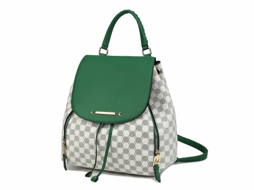 Kimberly Backpack Circular Print Tote Bag