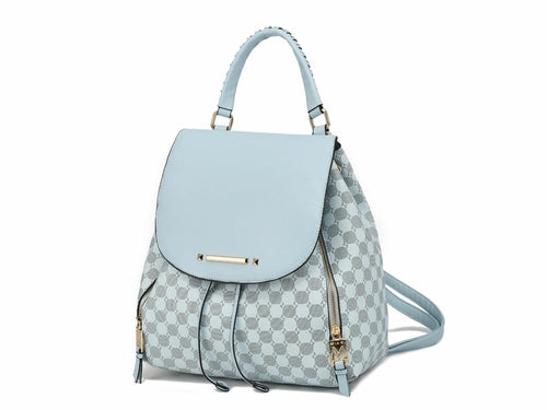 Kimberly Backpack Circular Print Tote Bag