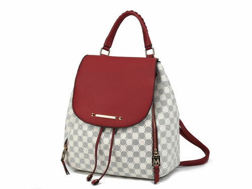 Kimberly Backpack Circular Print Tote Bag