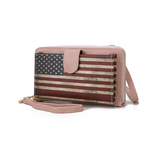 Kiara Smartphone and Wallet Convertible FLAG Crossbody Bag
