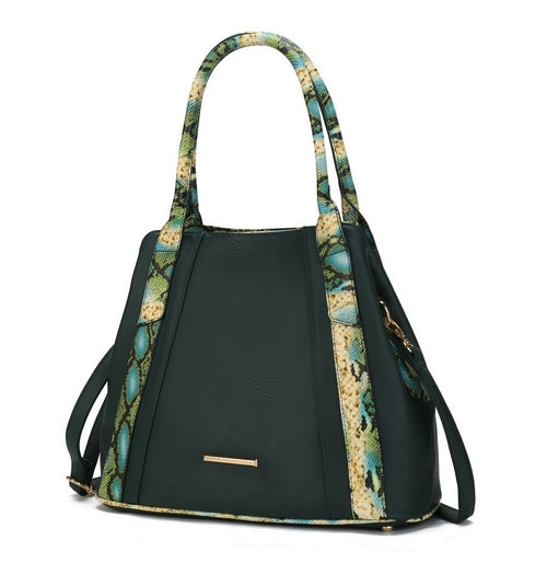 MKF Collection Kenna Snake embossed Tote Handbag by Mia K