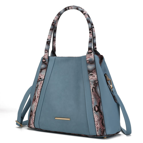 MKF Collection Kenna Snake embossed Tote Handbag by Mia K