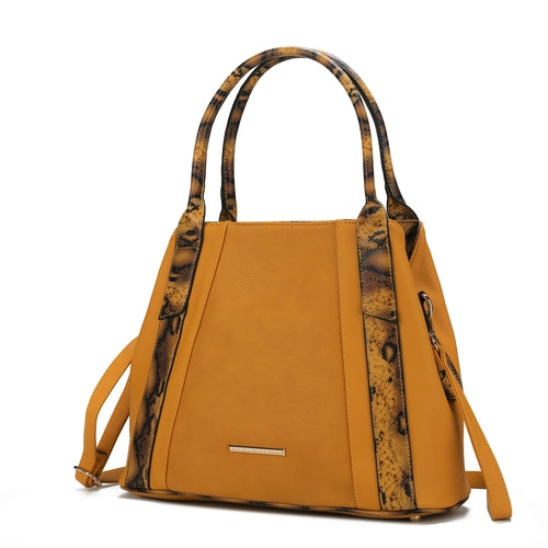 MKF Collection Kenna Snake embossed Tote Handbag by Mia K