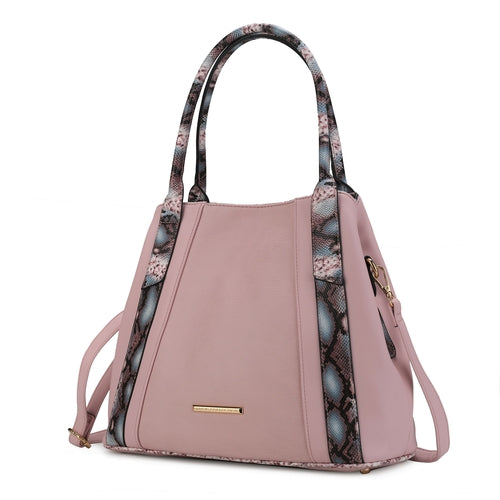 MKF Collection Kenna Snake embossed Tote Handbag by Mia K