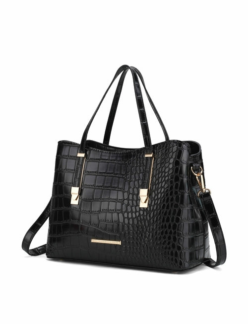 MKF CollectionAurelia Crocodile Embossed Tote Handbag by Mia K