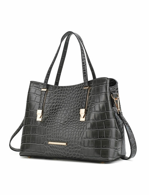 MKF CollectionAurelia Crocodile Embossed Tote Handbag by Mia K