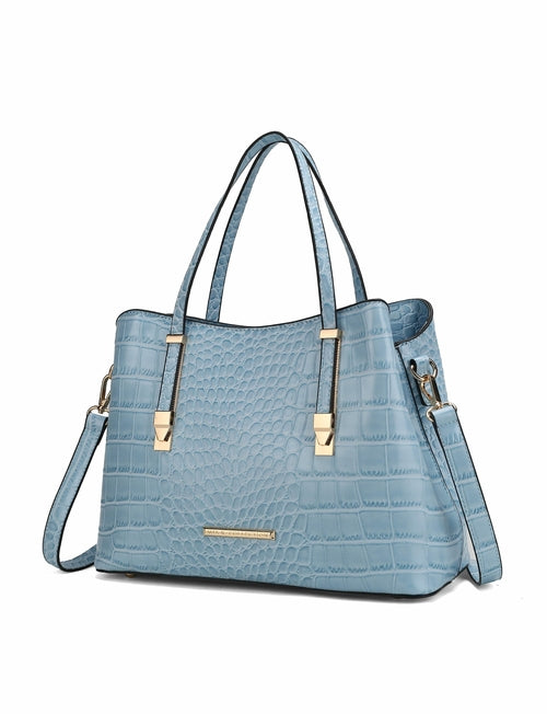 MKF CollectionAurelia Crocodile Embossed Tote Handbag by Mia K