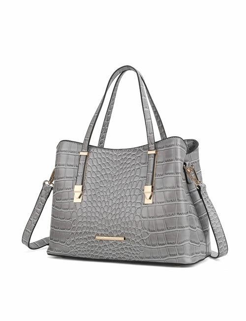MKF CollectionAurelia Crocodile Embossed Tote Handbag by Mia K