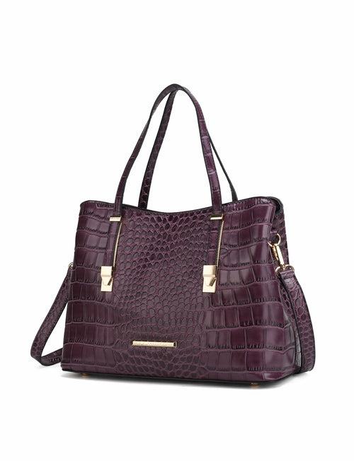 MKF CollectionAurelia Crocodile Embossed Tote Handbag by Mia K