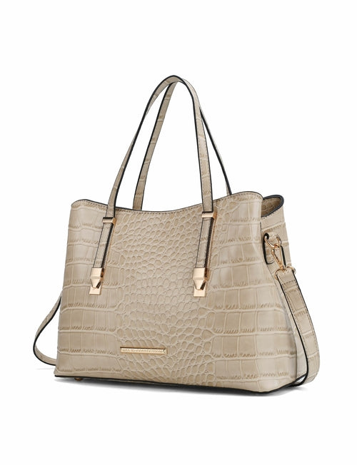 MKF CollectionAurelia Crocodile Embossed Tote Handbag by Mia K