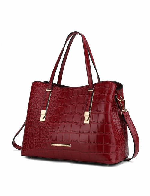 MKF CollectionAurelia Crocodile Embossed Tote Handbag by Mia K