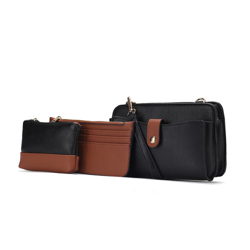 Muriel Vegan Leather Women Crossbody Bag with Card holder and Small