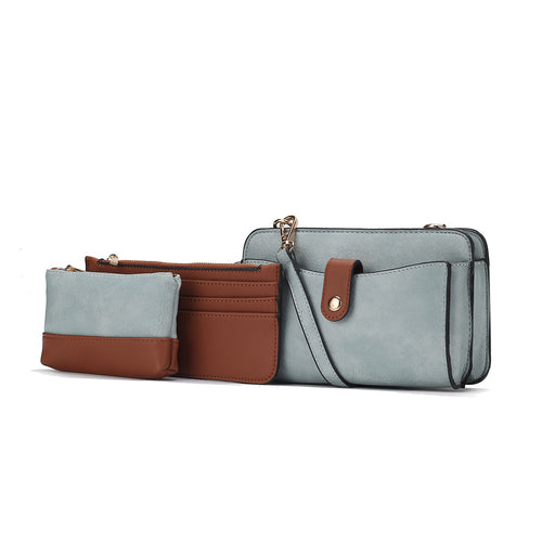 Muriel Vegan Leather Women Crossbody Bag with Card holder and Small