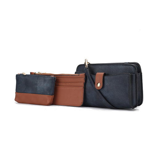 Muriel Vegan Leather Women Crossbody Bag with Card holder and Small