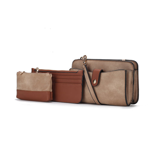 Muriel Vegan Leather Women Crossbody Bag with Card holder and Small