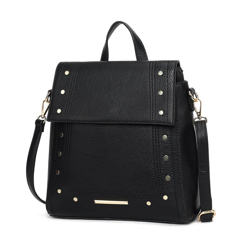 MKF Collection Elke Vegan Leather Women Convertible Backpack Bag by