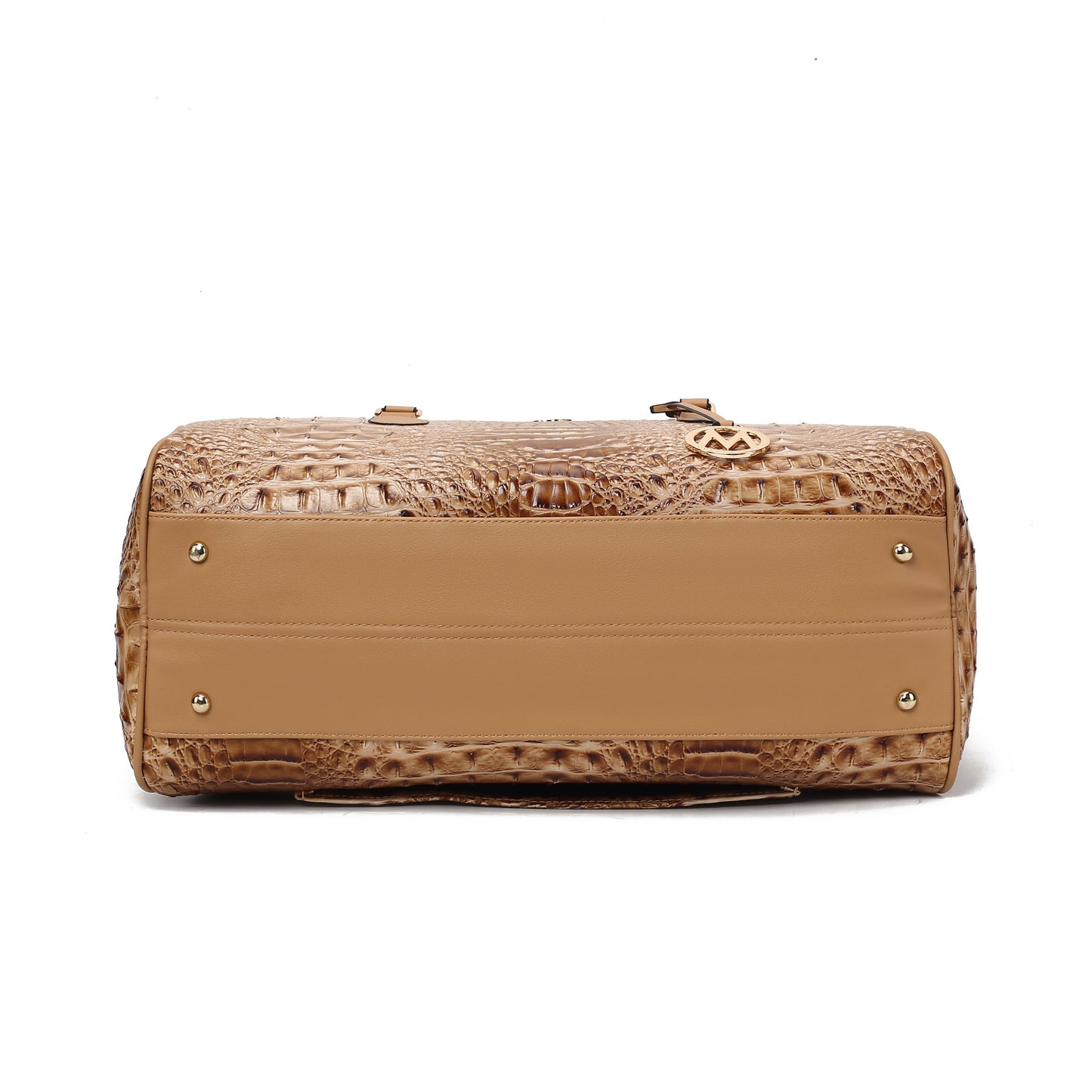 MKF Collection Rina Crocodile Embossed Vegan Leather Duffle Bag Mia