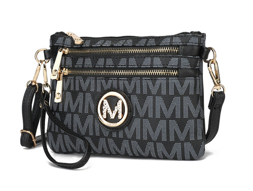 MKF Collection Geneve M Signature Crossbody by Mia K