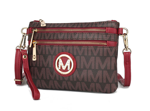 MKF Collection Geneve M Signature Crossbody by Mia K