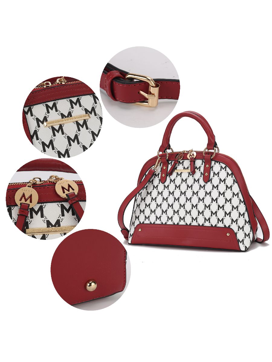 Frida Vegan Leather Women Satchel with matching Wallet