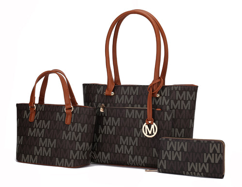 Lady II M Signature Tote & Wallet Set