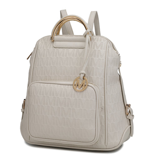 MKF Collection Torra Milan Signature Trendy Backpack By Mia k