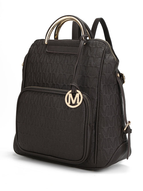 MKF Collection Torra Milan Signature Trendy Backpack By Mia k