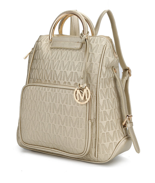 MKF Collection Torra Milan Signature Trendy Backpack By Mia k