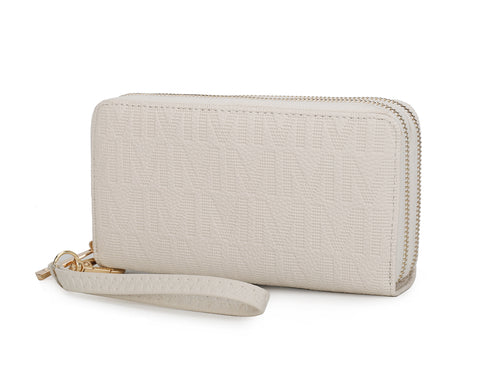 Lisbette Embossed M Signature Wallet