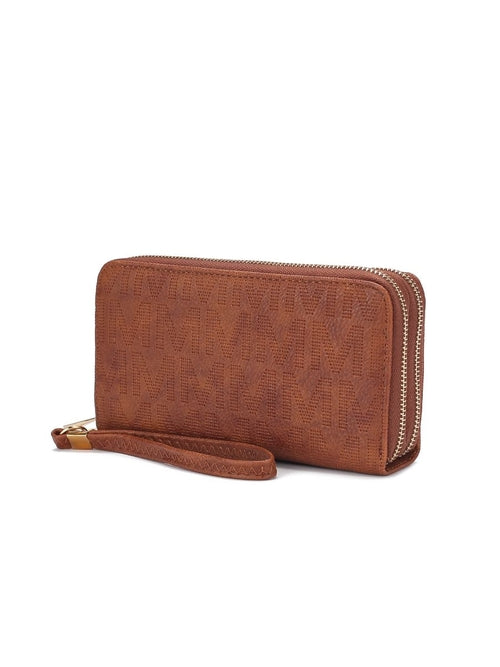 Lisbette Embossed M Signature Wallet