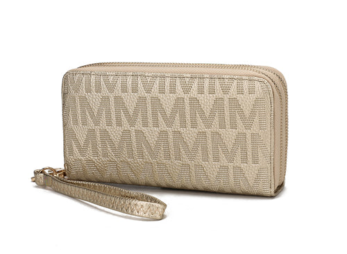 Lisbette Embossed M Signature Wallet