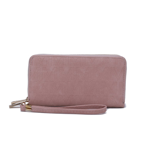 Lisbette Embossed M Signature Wallet