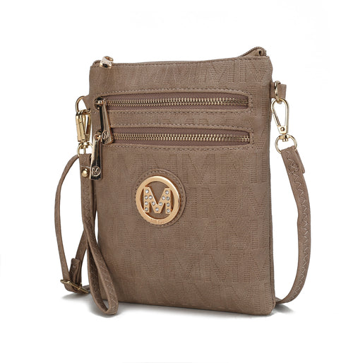 MKF Collection Andrea Milan M Signature Crossbody Bag by Mia K